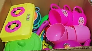 6  Minutes Satisfying with Unboxing Hello Kitty Sanrio Kitchen Set | Tiny ASMR Mini Cute Kitchen Set
