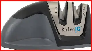 Quality product -  KitchenIQ 50009 Edge Grip 2-Stage Knife Sharpener, Black