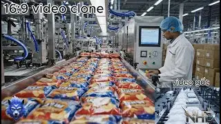 AI Factory Process | Video Clone 16:9 | Tool Auto Veo3