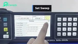 CSG9K40GA, 40GHz Compact Signal Generators set sweep