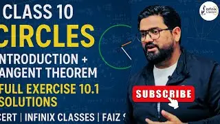 Exercise 10.1 Full Solution | Class 10 Circles Chapter | Tangent Theorem Explained | Faiz Sir