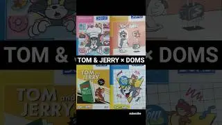 NEW Tom & Jerry DOMS Note Books #tomandjerry #tom #jerry #books #notebook #stationery #shorts