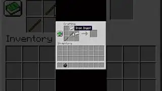 Minecraft me craft a spear #minecraft #mcpe #shorts
