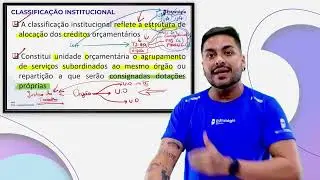 Aula 10 Video 3 Classificacoes institucionais