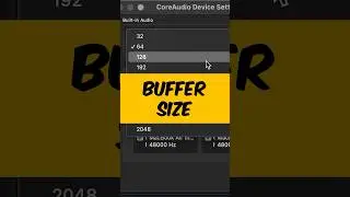 Buffer Size Explained #daw #musicproduction