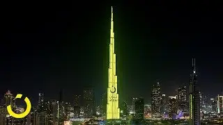 noon Takes Over Burj Khalifa, NYE 2017