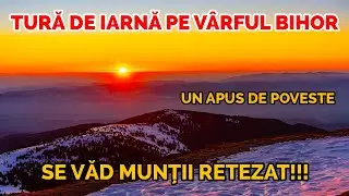 Apus magic pe Vârful Bihor – Drumeție la sfârșit de iarnă pe cel mai înalt vârf din Munții Apuseni