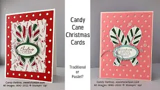Candy Cane Christmas Cards