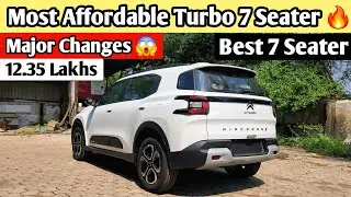 Only 12.35 lakhs | Turbo 7 Seater in Budget 🔥 2025 Citroen Aircross X Max Review 