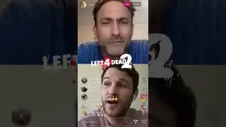 Real life Ellis and Nick arguing over politics on Instagram stream