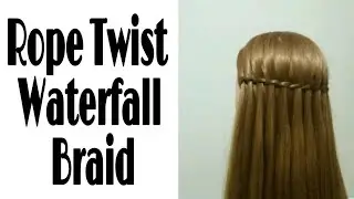 Rope Twist Waterfall Braid | FS Hairstyles