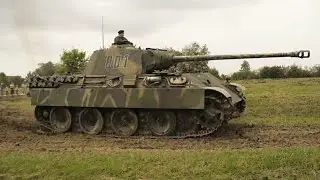 Panther fährt in Trier WTD 41 Vorführung 2009 mit Motorstart