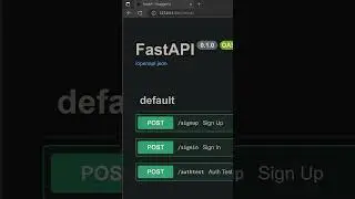 Simple JWT auth on FastAPI #jwt #python #backend #auth #shorts