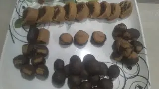 No fire no cooking easily make chocolate biscuits roll😘😘