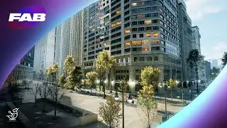 Interactive Procedural City Generator launch on Fab