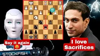 Brilliant queen sacrifice !! Mikhail Tal's Frist Queen Sacrifice Game - Stockfish 15 Analysing