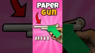 Make Amazing Paper Toy Gun #shorts