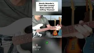 Stevie Wonder's Isn't She Lovely Bass Lesson by Jeffrey Thomas
