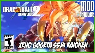 【DBXV2 MOD】 XENO GOGETA GOES SUPER SAIYAN 4 KAIOKEN  [PC - HD]