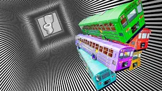 TOP BeamNG Drive &ndash; TOP 100 School Bus Crashes & Jumps | Crazy Bus Crash Videos