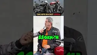 TRIUMPH ROCKET 3 2500cc! Espet&aacute;culo de Moto.. #triumph #rocket3  #entrevistaexclusiva