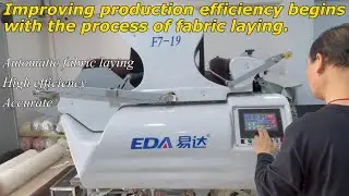 Automated fabric spreading process in garment production