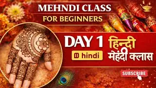 Mehndi class for beginners | Basic mehndi elements | Mehndi class 1