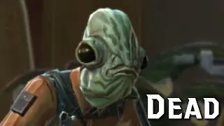 SWTOR General Var Suthra Dies to a Rocket in the Face