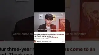 BL couple break up #💔💔💔💔😿😿#bosungjun#korean couple
