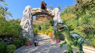 DINO TRAIL Adventure 🦖 | Jurassic Park at Statue of Unity 😱 | World’s Longest Statue | #3rsvlogs