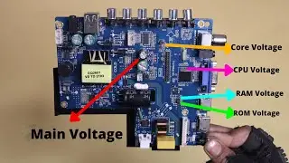 LED TV Motherboard All Common Voltage Details