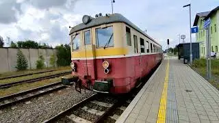 1950s Diesel train in Prague