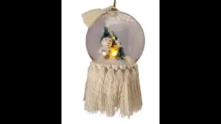 Christmas Snow Globe Ornament