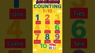 Let's count in Spanish 1&mdash;10🇪🇦#espa&ntilde;a #spanishlearning #spanishlanguage #countingsongs #study #viral