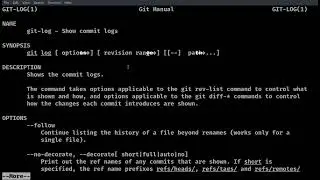 git log