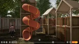 Twinmotion - walkthrough in set of ten building. (bim-motion)