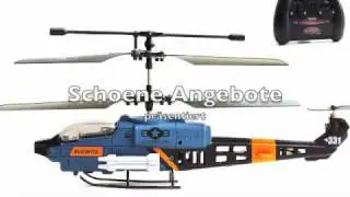 MINI 3KANAL COBRA-HUBSCHRAUBER HELIKOPTER HELI LIPO NEU mit bunter LED Beleuchtung , mit Gyro