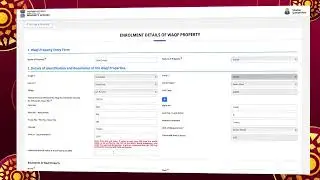 UMEED Central Portal Waqf Property Enrolment Guide ｜ Here's How to Enter Property Details   Part 1