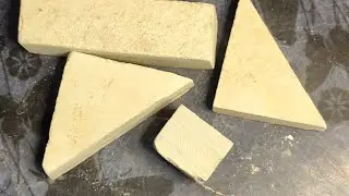 White slate items - Dry scraping video