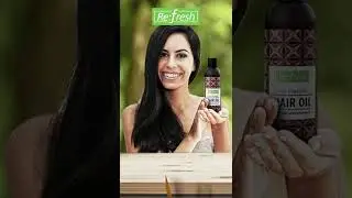 Refresh's Range of Hair Oil for Your Healthy Hair #hairoil #amlahairoil #almondoil #shorts