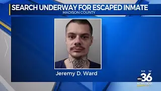 Search underway for escaped Madison County inmate