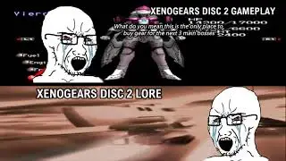 [ Spoilers,flashing images]Xenogears Disc 2 Gameplay vs Xenogears disc 2 Lore
