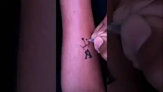 simple #as#tattoo #designs with pen on hand as tattoo step by step