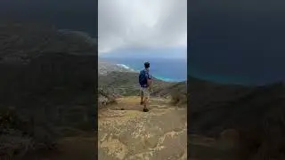 The view on top of Koko Crater 😍 #travel #hawaii #hikingadventures #oahulife #stairwaytoheaven