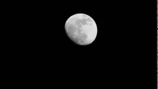 Луна через телескоп в ясную погоду | Moon through a telescope in clear weather