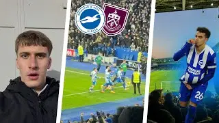 SCENES as BRIGHTON DEFEAT BURNLEY TO END WINLESS RUN | Brighton 2-0 Burnley | Vlog