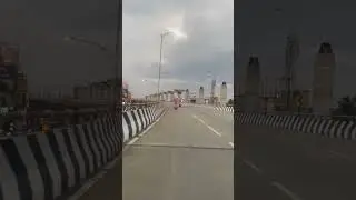 Medavakkam Flyover - metro progress