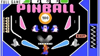 Pinball | 8-bit Nintendo | Full Game [Upscaled to 4K using xBRz]