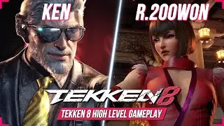 TEKKEN 8 ⚡ KEN (VICTOR)  Vs  R.200WON (ANNA)⚡ T8 Best High Level Ranked Match ⚡