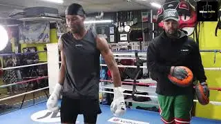 SLICK! King Kenny open workout for Whindersson Nunes Kingpyn Boxing semi-final fight